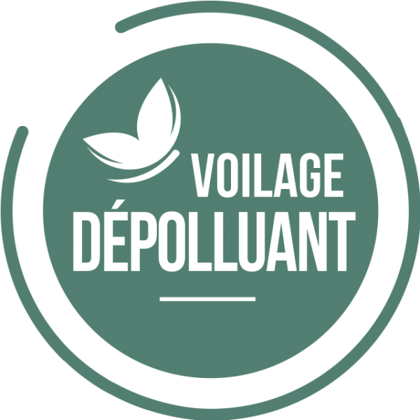 Voilage dépolluant