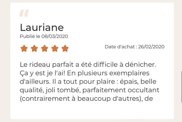 Rideau Alaska : l’indémodable depuis son lancement 
🫶Rien ne nous rend plus heureux que des clients satisfaits 
💯 Merci pour vos retours 

#trustpilot #avis #consommacteur #conso #alaska #curtains #rideaux #feedback #thermique #rideau #decoration #velours #decorationinterieur #decor #linder